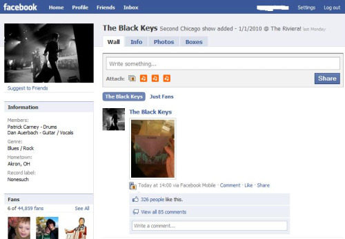 the black keys facebook